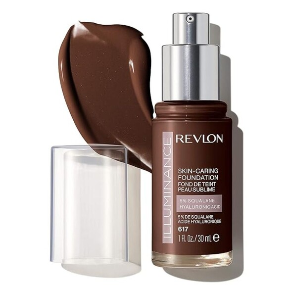 Revlon Illuminance Skin Caring Liquid Foundation #617 1 Fl Oz/30 mL NEW - Picture 1 of 4